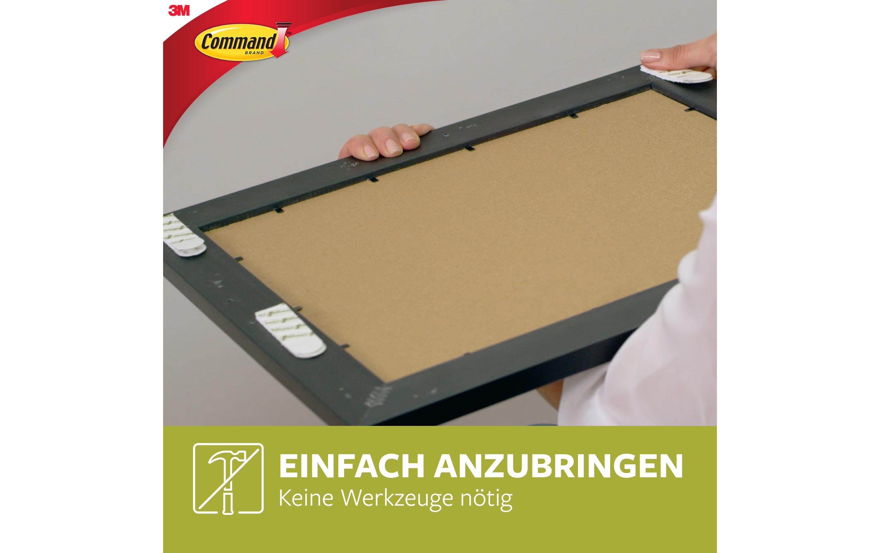 Command Klebepad Command L 8 Stück, M 4 Stück, Weiss