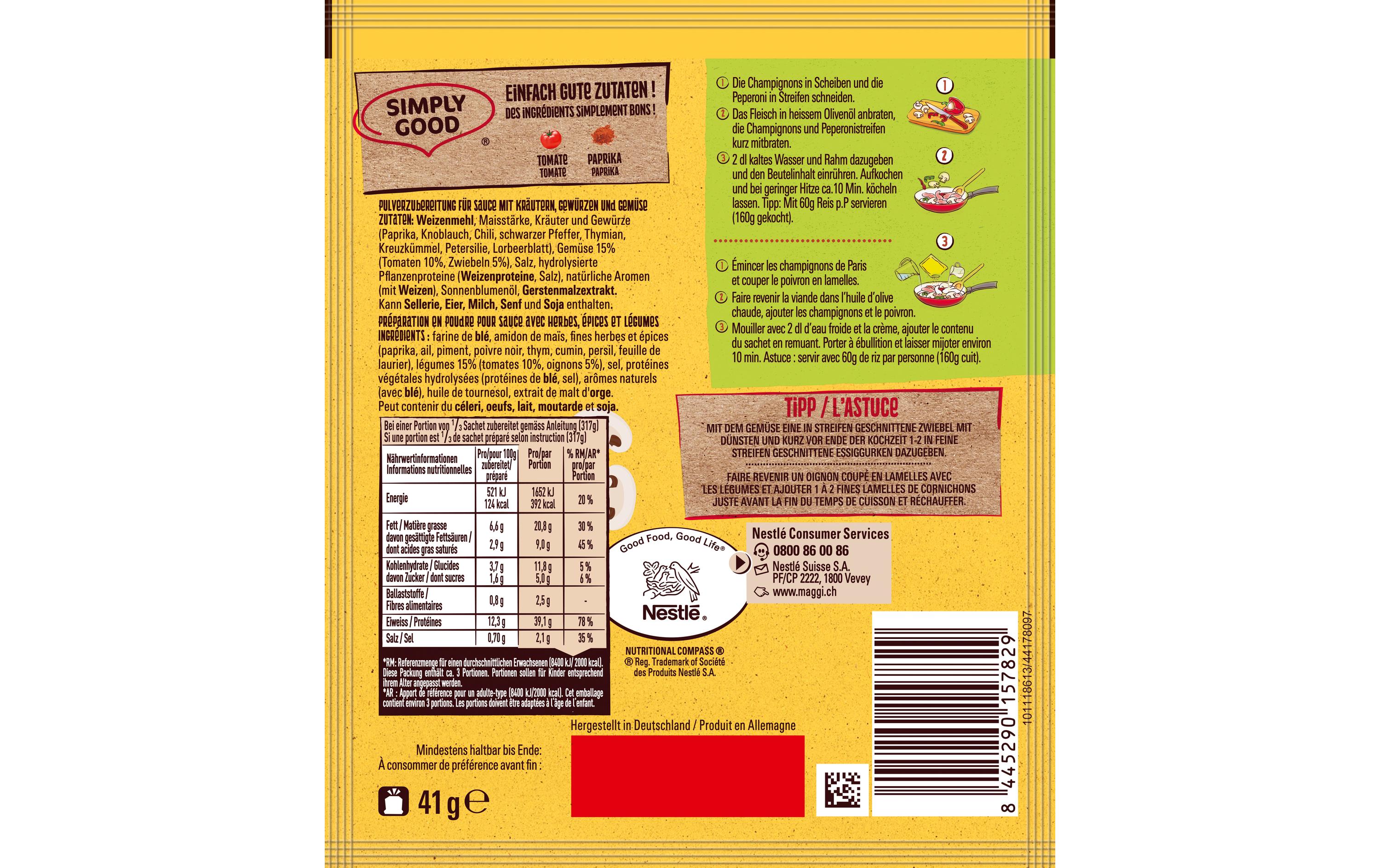 Maggi Mix Stroganoff 41 g Maggi Mix Stroganoff 41 g