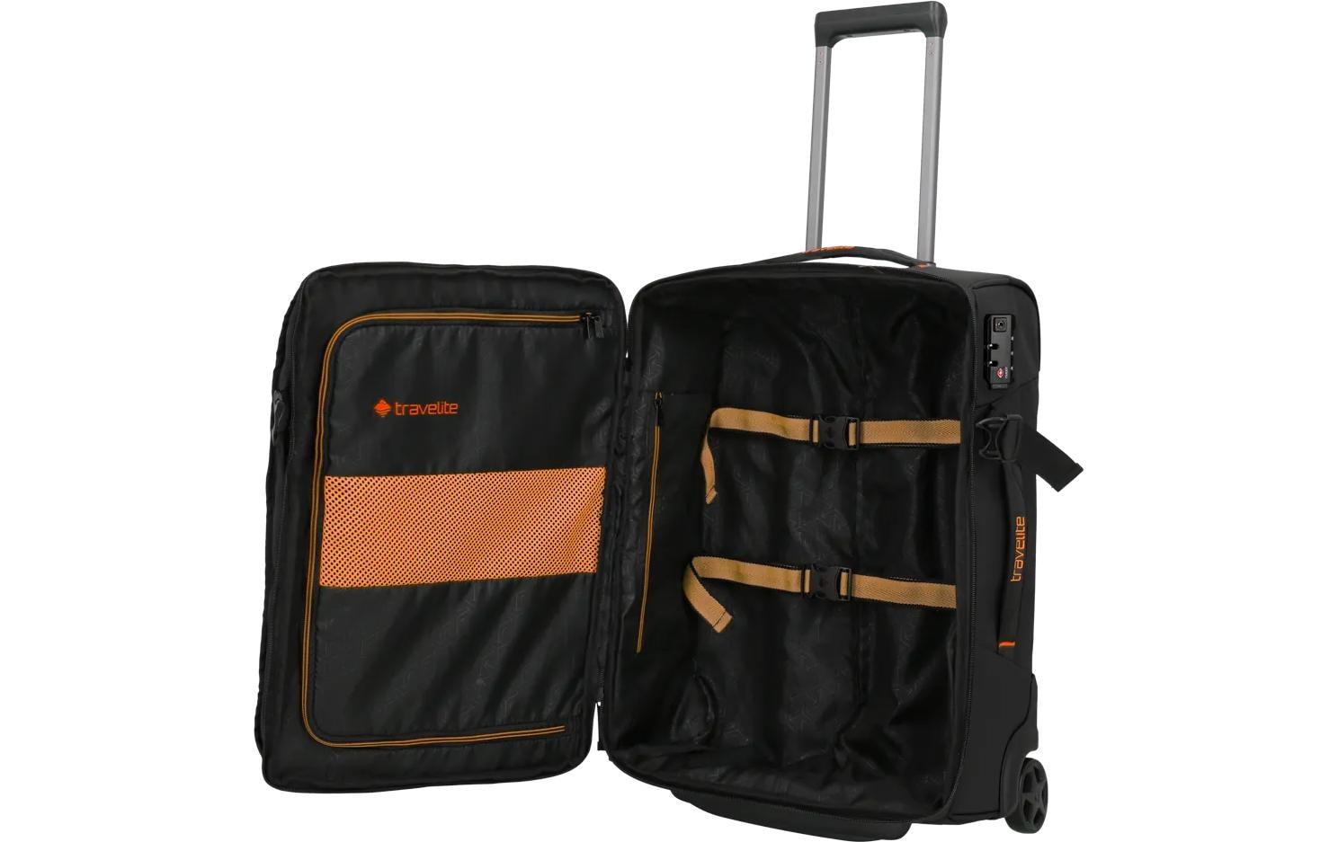 travelite BRIIZE Rollenreisetasche S 40 l Schwarz