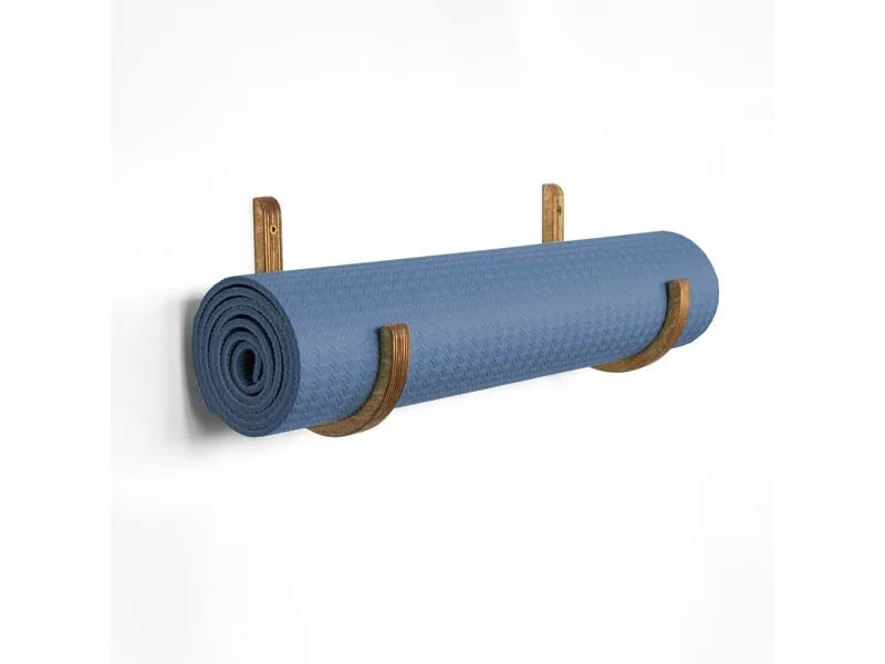 Woody Fashion Fitnessmatten-Wandhalterung Holz