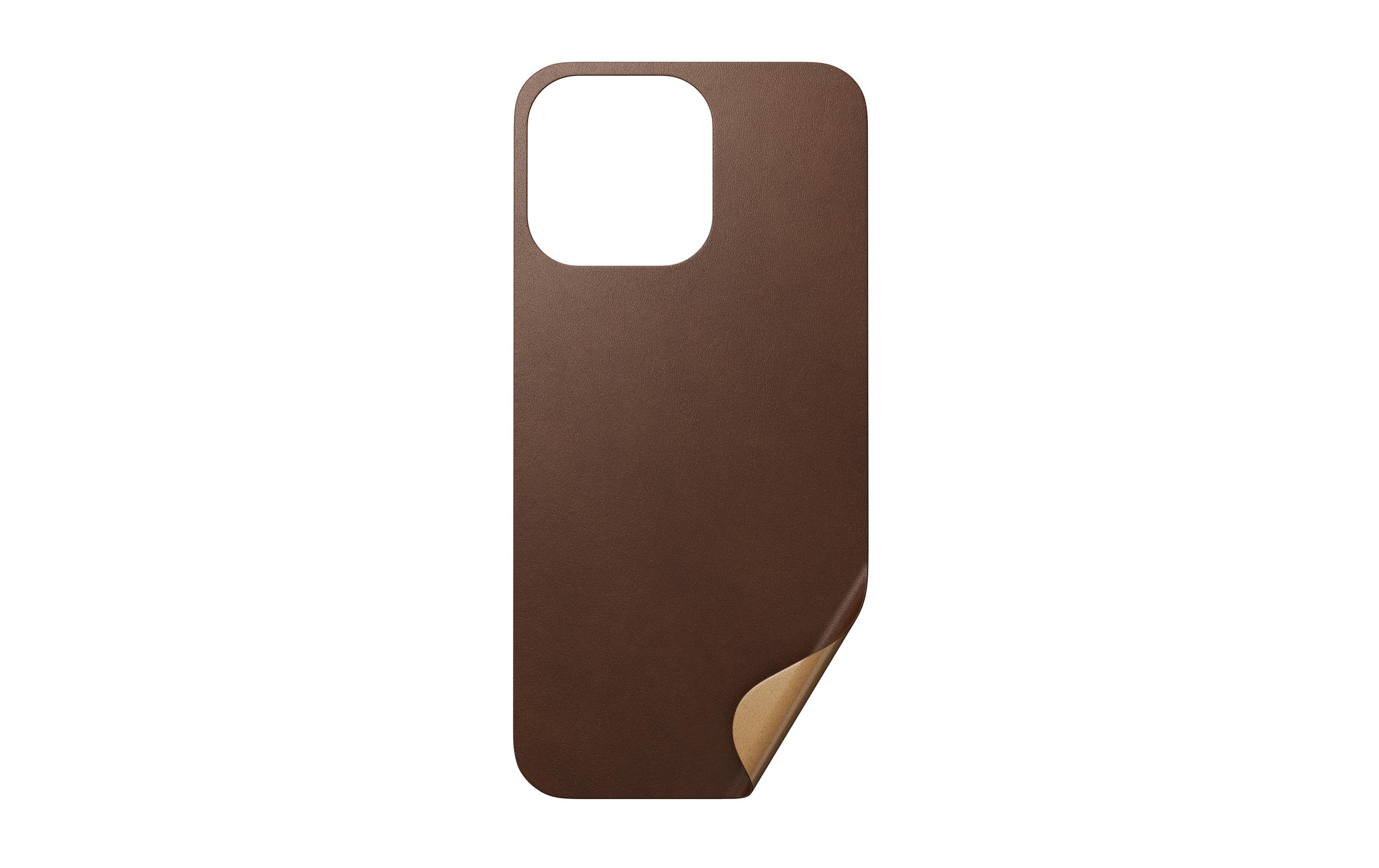 Nomad Leather Skin iPhone 13 Pro Max Braun
