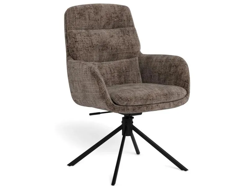 AC Design Stuhl Edgar Braun/Schwarz, 2 Stück AC Design Stuhl Edgar Braun/Schwarz, 2 Stück