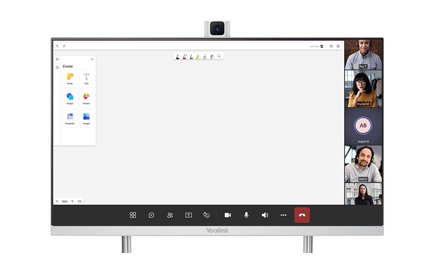 Yealink Collaboration Desktop Display DeskVision A24 23.8 Grau Yealink Collaboration Desktop Display DeskVision A24 23.8 Grau