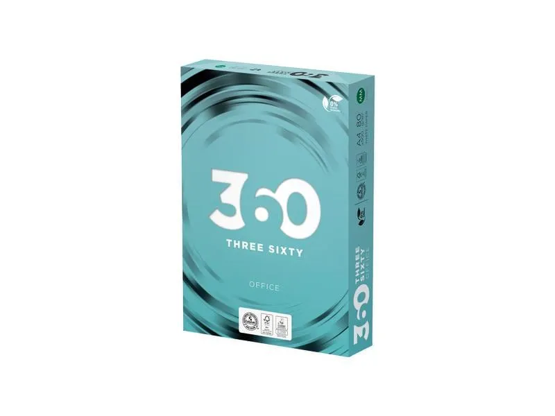 360 Kopierpapier Office A3, Weiss, 80 g/m², 50000 Blatt 360 Kopierpapier Office A3, Weiss, 80 g/m², 50000 Blatt