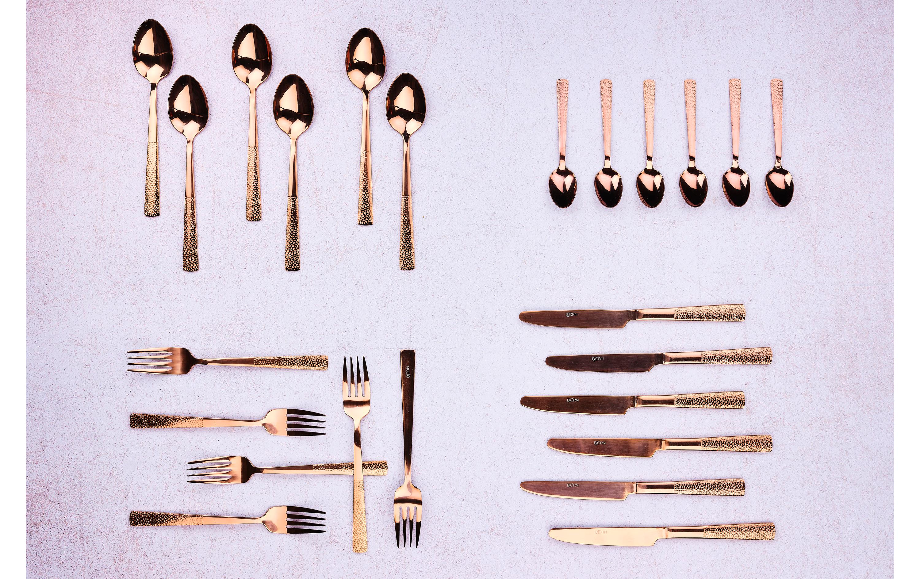 Björn Besteck-Set Finn 24-teilig, Kupfer