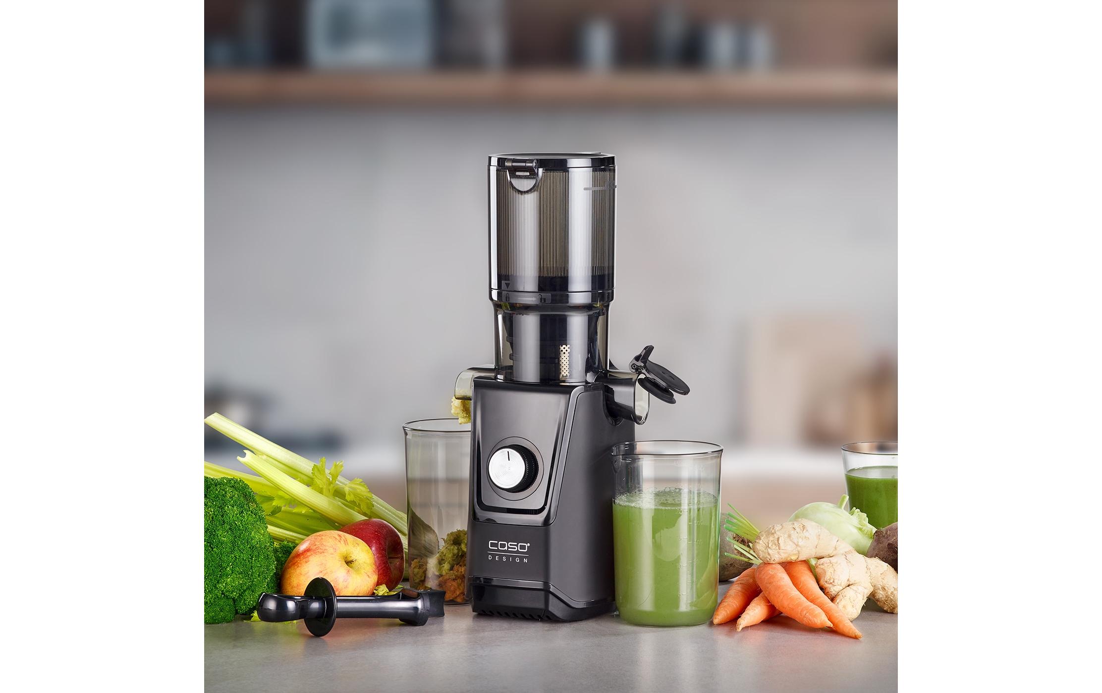 Caso Slow Juicer Juice Fit Schwarz matt