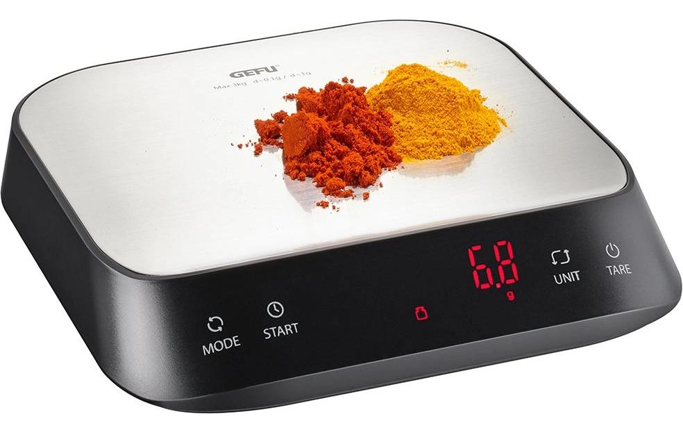 GEFU Küchenwaage PREZISO Schwarz