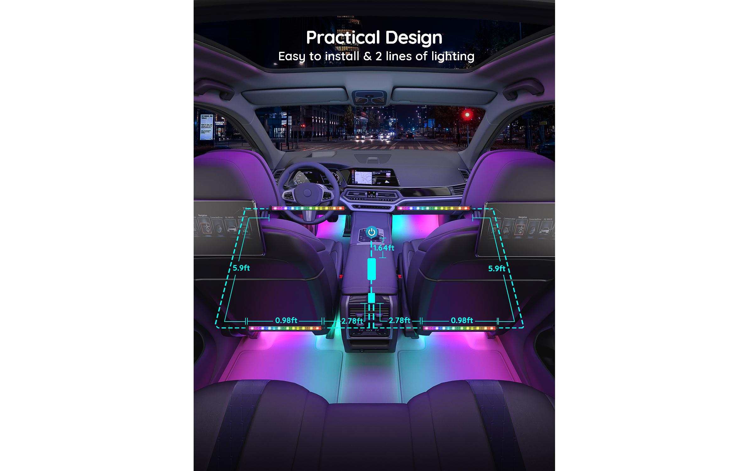 Govee Auto-Innenbeleuchtung, RGBIC