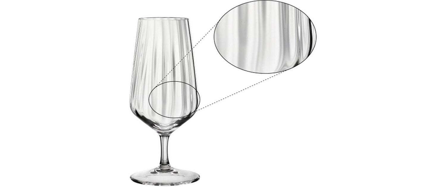 Spiegelau Bierglas LifeStyle 440 ml, 4 Stück, Transparent