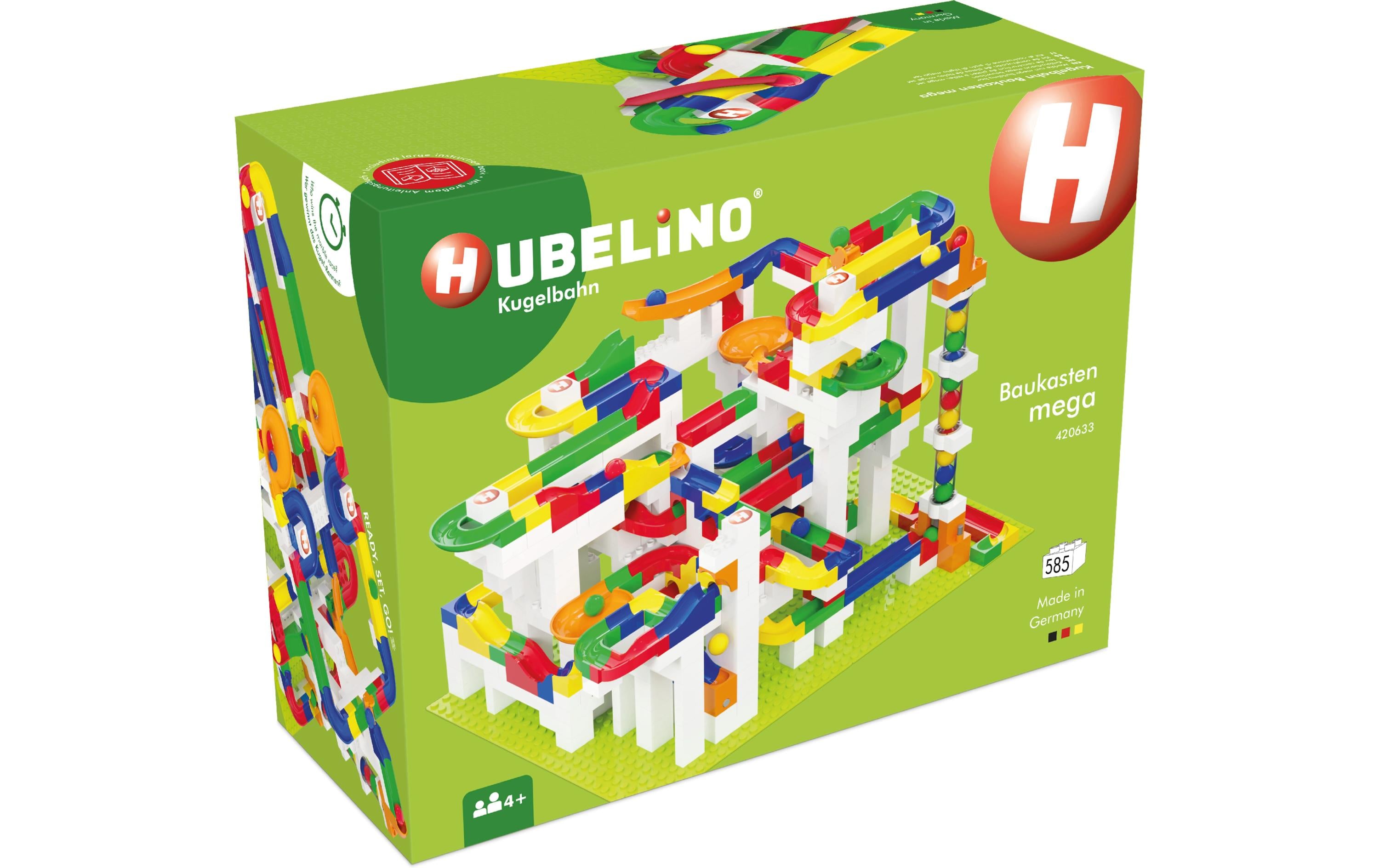 Hubelino Kugelbahn Baukasten Mega 585 Teile