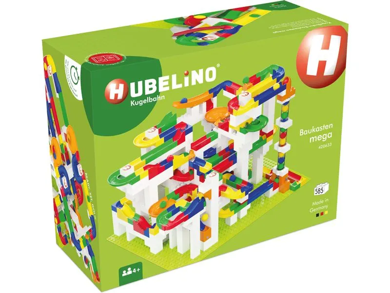 Hubelino Kugelbahn Baukasten Mega 585 Teile Hubelino Kugelbahn Baukasten Mega 585 Teile