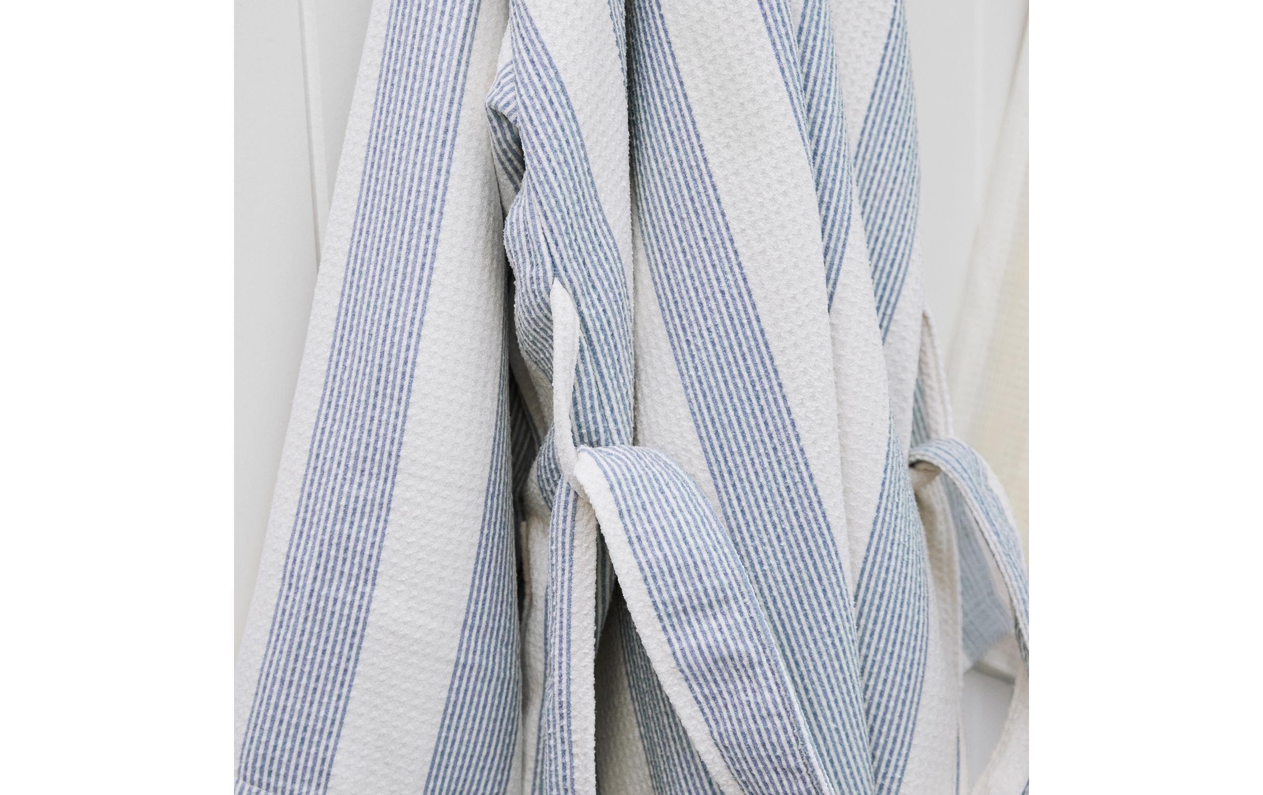 Dock & Bay Bademantel Waffle Storm Cloud Blau/Weiss