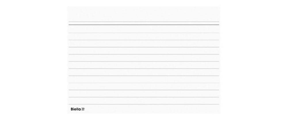 Biella Karteikarten A8 200 Stück, liniert