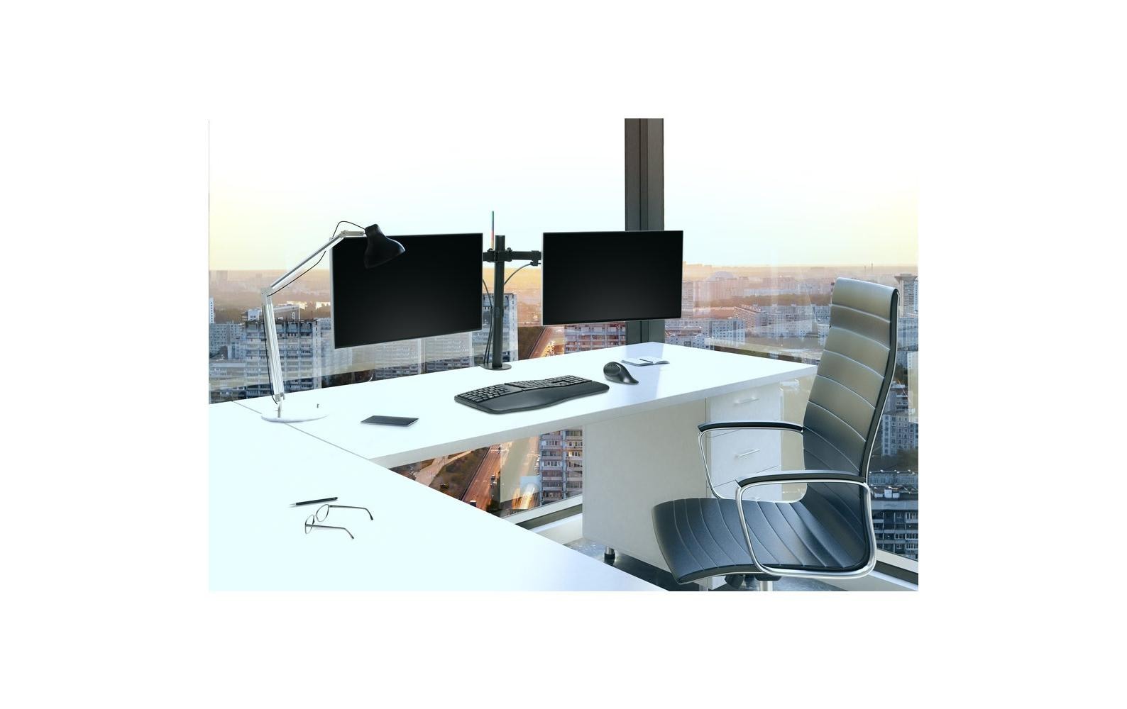 Kensington Tischhalterung SmartFit Ergo bis 8 kg – Schwarz