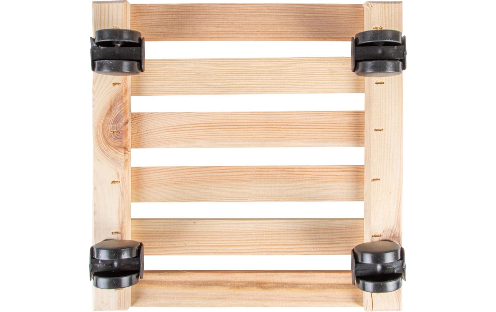 Esschert Design Rolleruntersetzer Quadratisch L Nature/Schwarz