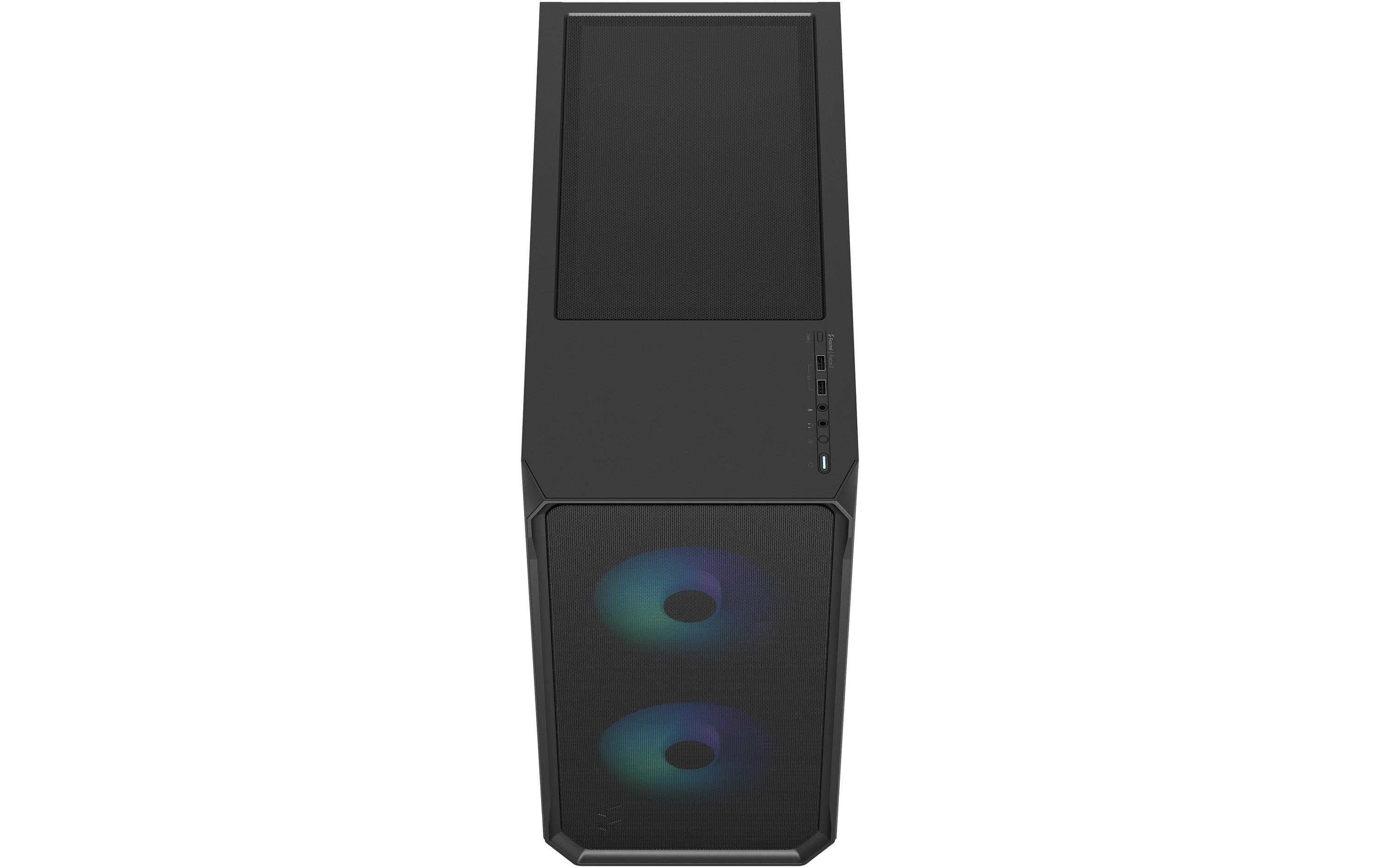 Fractal Design PC-Gehäuse Focus 2 RGB TG Clear Tint Schwarz
