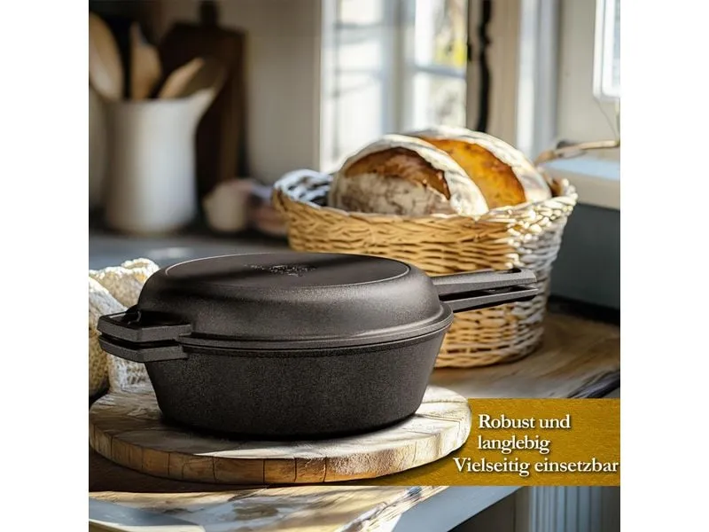 Gusskoenig Pfannenset-Topf 3 l und Pfanne 1.5 l Gusskoenig Pfannenset-Topf 3 l und Pfanne 1.5 l