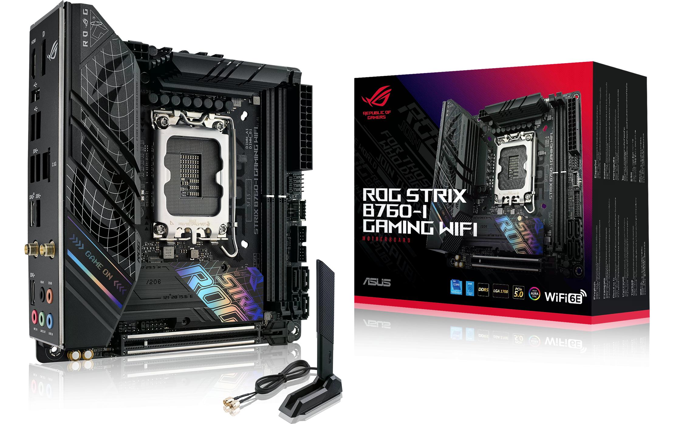 ASUS ROG Mainboard ROG STRIX B760-I GAMING WIFI