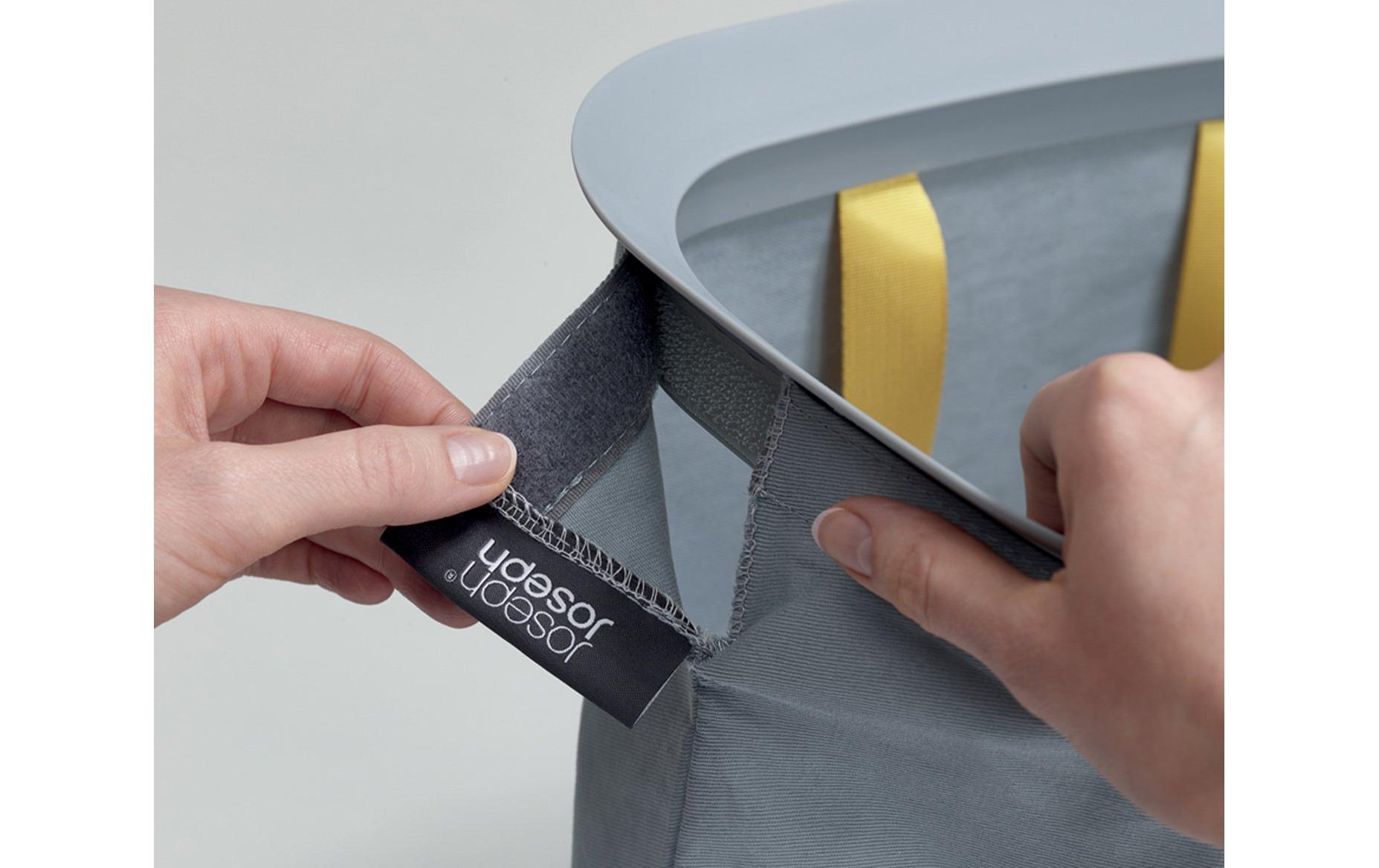 Joseph Joseph Wäschekorb Tota 60 L, 2x 30 L, Grau