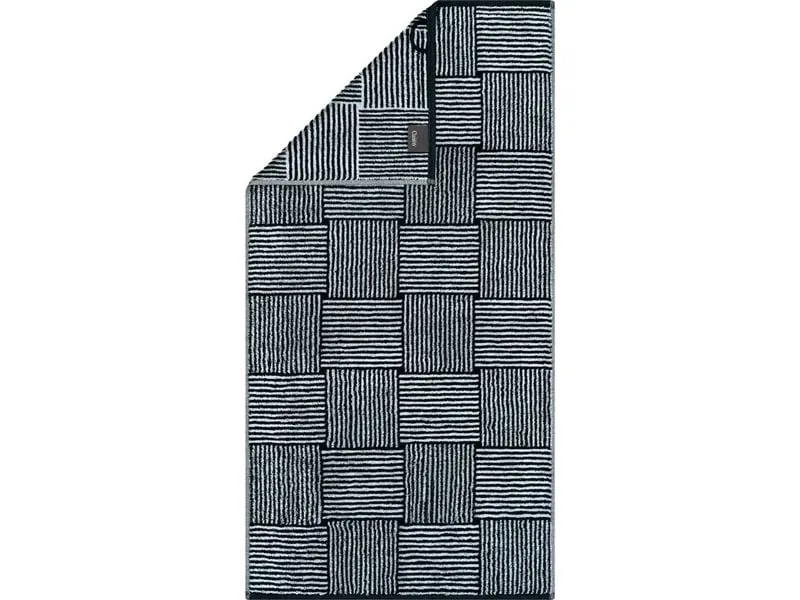 Cawö Duschtuch Ringel 80 x 150 cm, Schwarz/Weiss Cawö Duschtuch Ringel 80 x 150 cm, Schwarz/Weiss