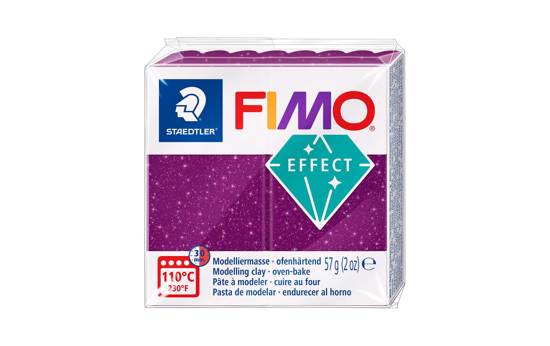 Fimo Modelliermasse Fimo effect 57g Galaxy lila