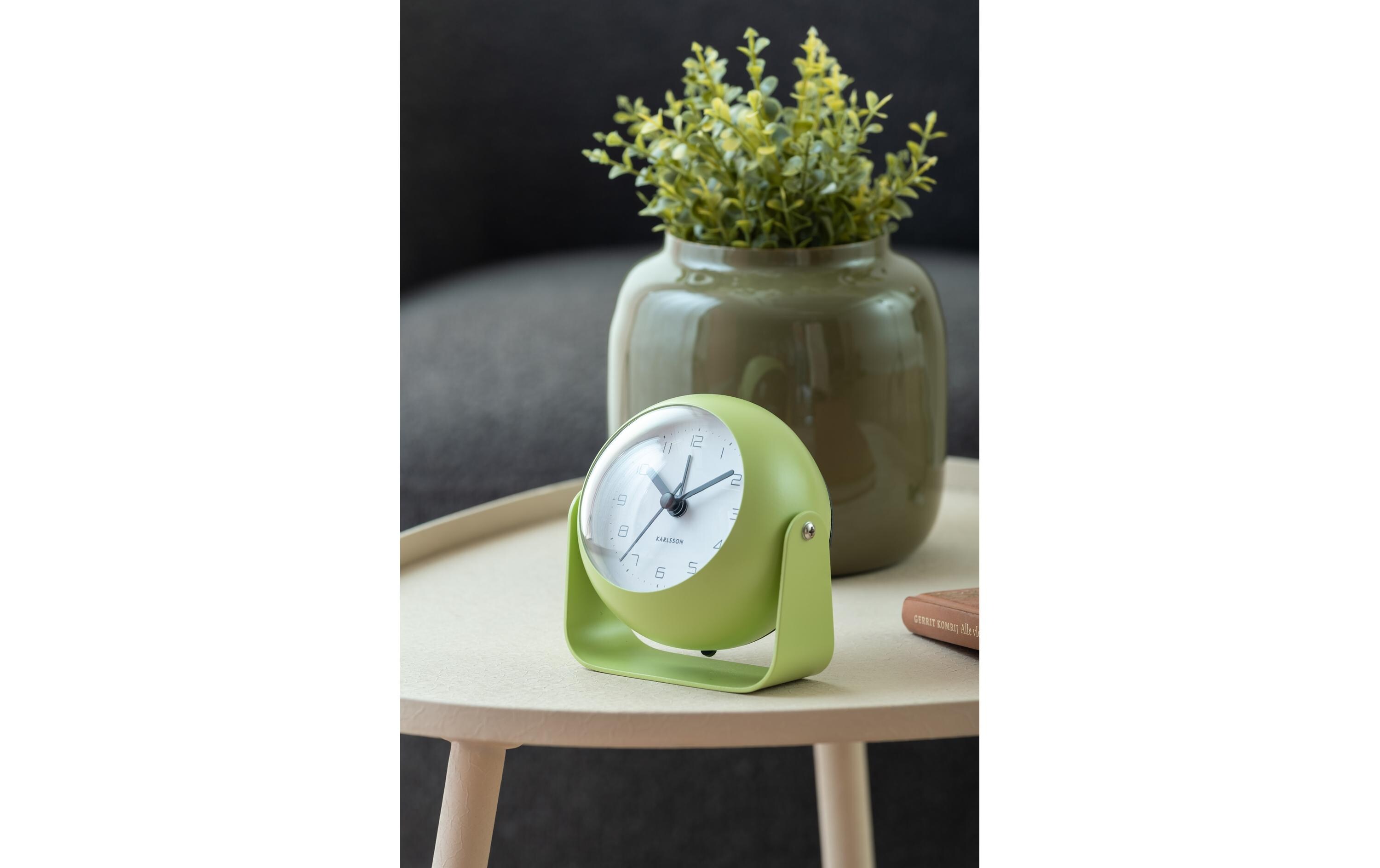 KARLSSON Klassischer Wecker Bunky Matcha green