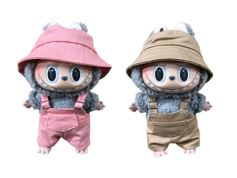 Nize Puppenkleidung Labubu Outfit Fischer, Pink/Beige Nize Puppenkleidung Labubu Outfit Fischer, Pink/Beige