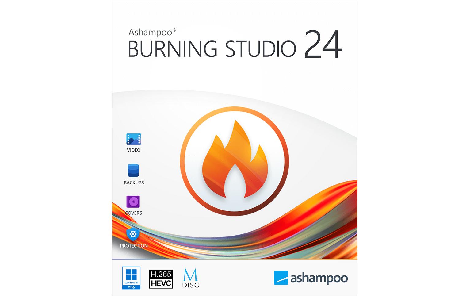 Ashampoo Burning Studio 24 ESD, Vollversion, 1 PC Ashampoo Burning Studio 24 ESD, Vollversion, 1 PC
