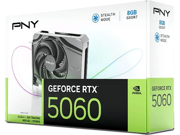 PNY GeForce RTX 5060 Single Fan PNY GeForce RTX 5060 Single Fan