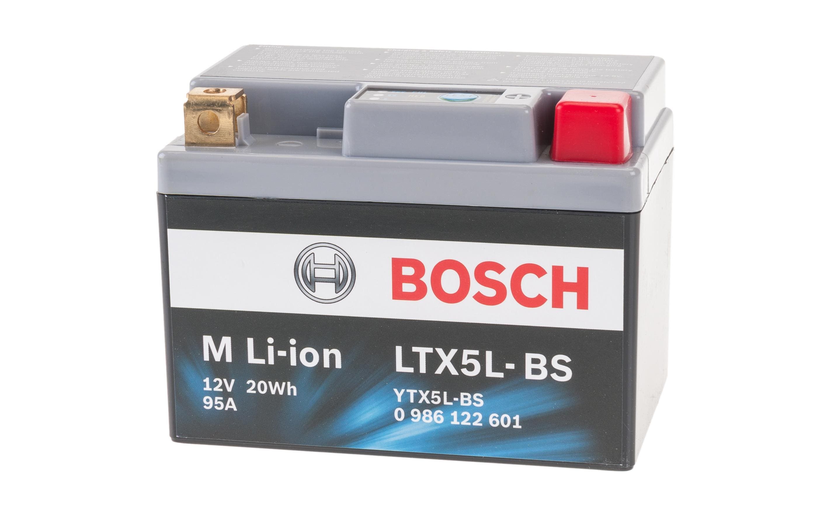 Bosch Automotive Motorradbatterie LTX5L-BS 1.6 Ah