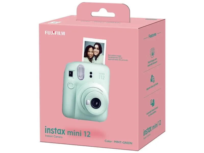Fujifilm Fotokamera Instax Mini 12 Grün Fujifilm Fotokamera Instax Mini 12 Grün