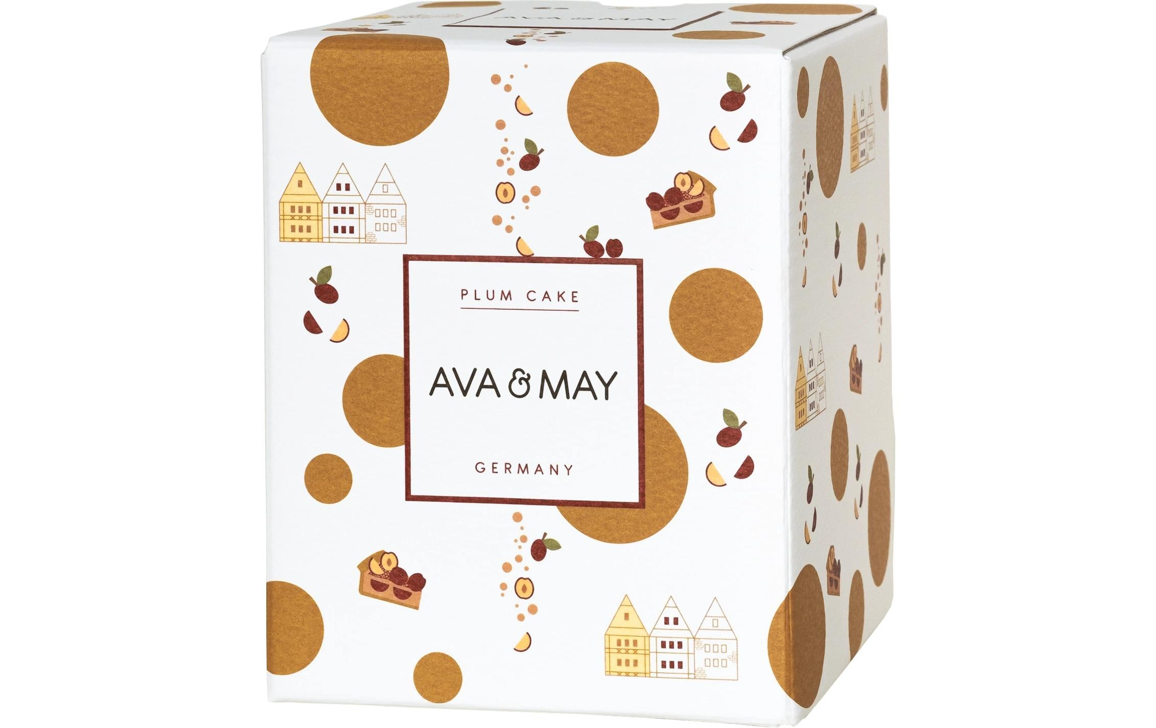 AVA & MAY Duftkerze Plum Cake, 450 g