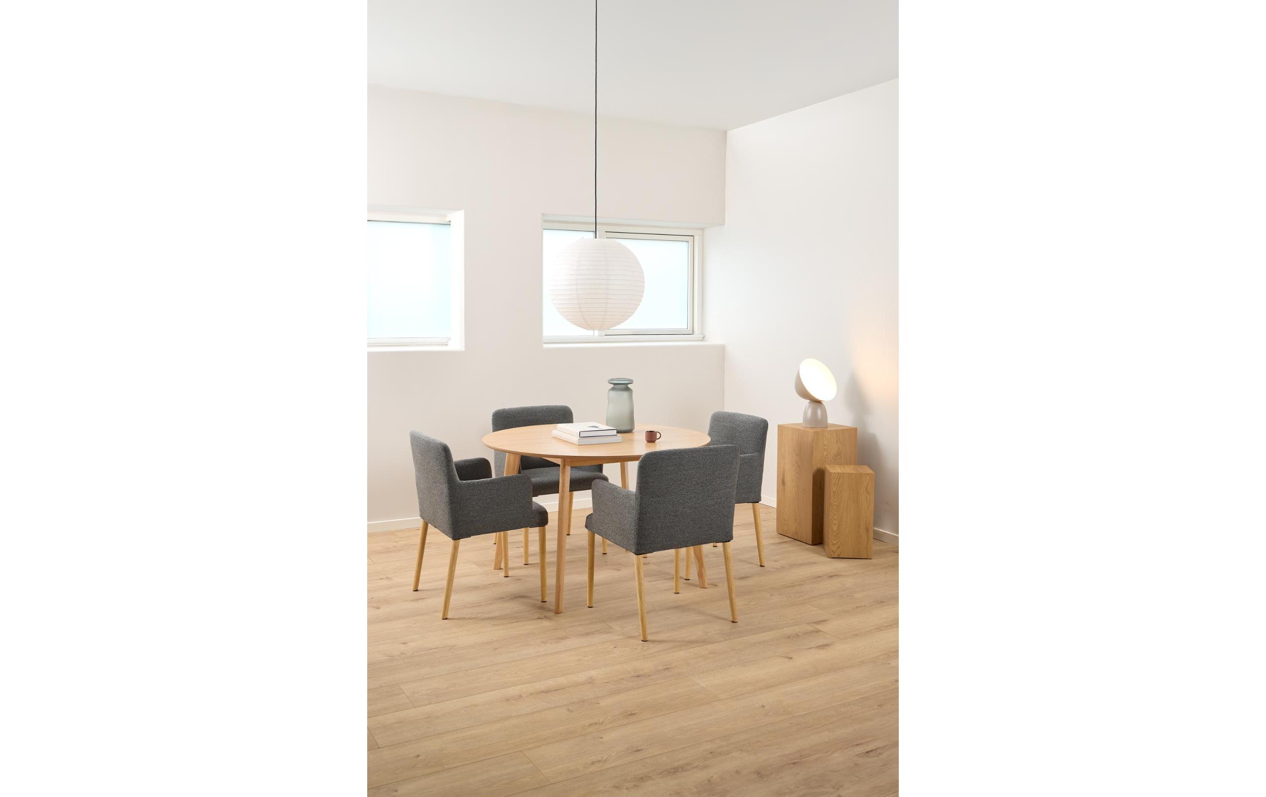 AC Design Tisch Roxby 120 x 76 cm, Braun