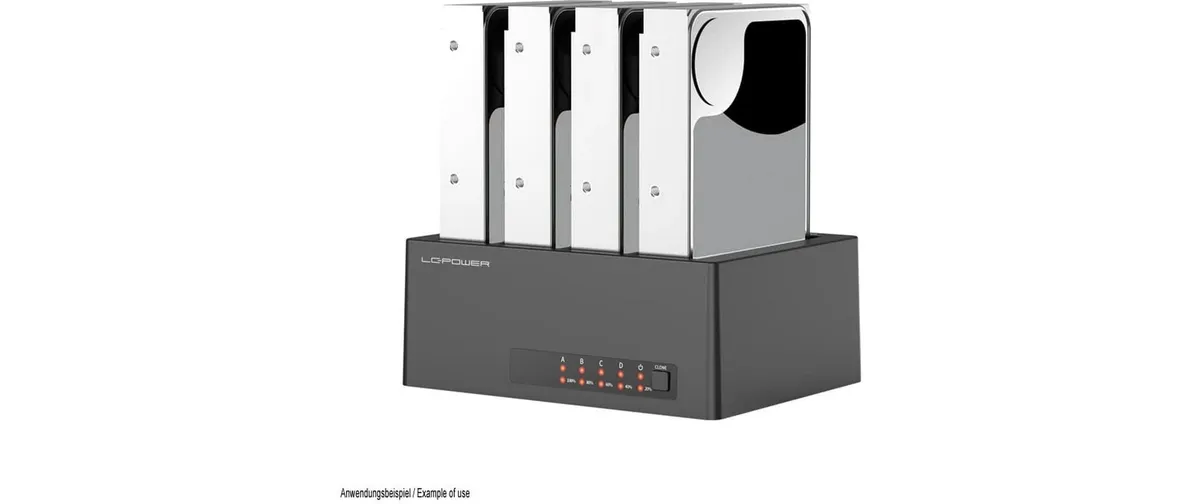 LC-Power Dockingsstation SSD LC-DOCK-U3-4B-V2 LC-Power Dockingsstation SSD LC-DOCK-U3-4B-V2