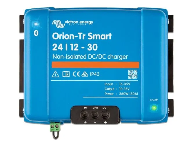 Victron Laderegler Orion-Tr Smart 24-12 V 30A, 360 W Victron Laderegler Orion-Tr Smart 24-12 V 30A, 360 W