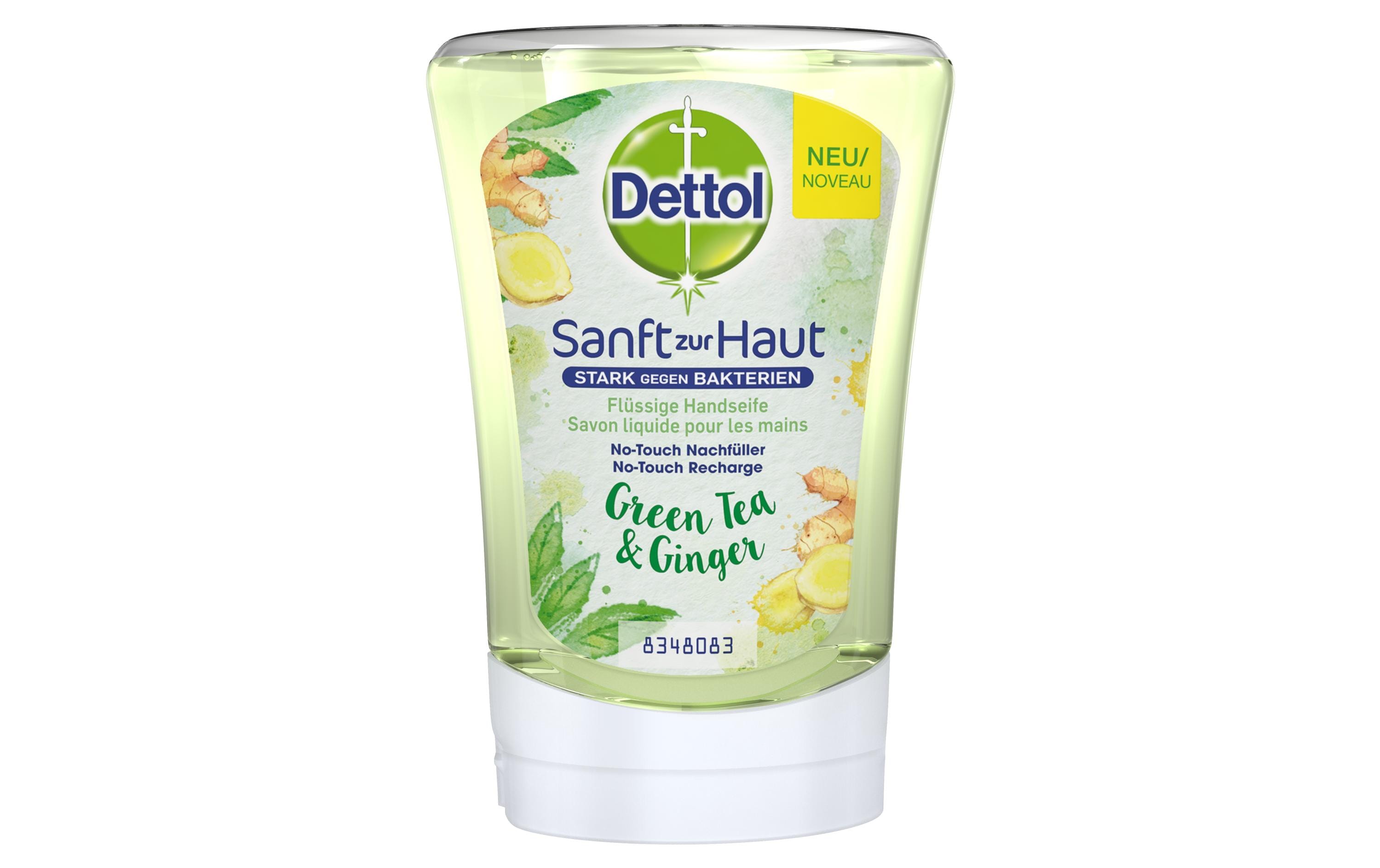 Dettol Seife No-Touch Nachfüller Green Tea & Ginger 250 ml Dettol Seife No-Touch Nachfüller Green Tea & Ginger 250 ml