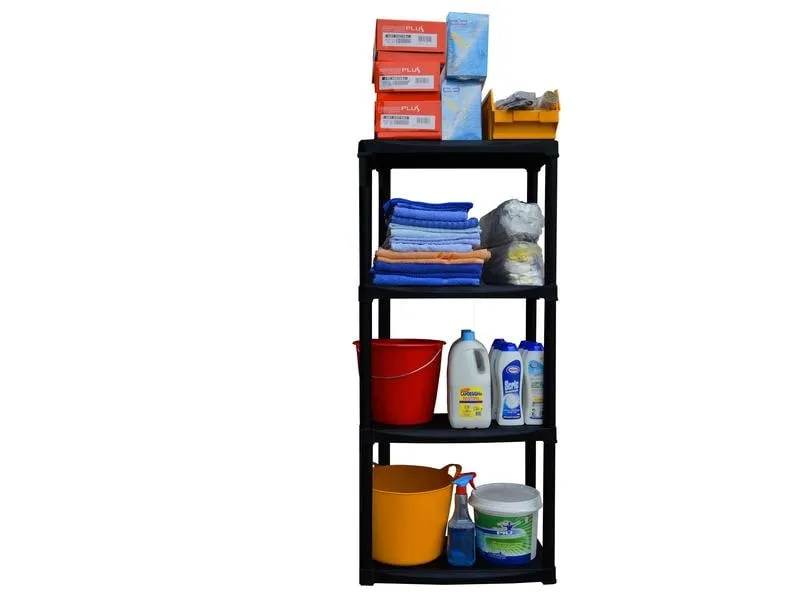 Art Plast Regal T60/4 Polypropylen (PP), Schwarz Art Plast Regal T60/4 Polypropylen (PP), Schwarz