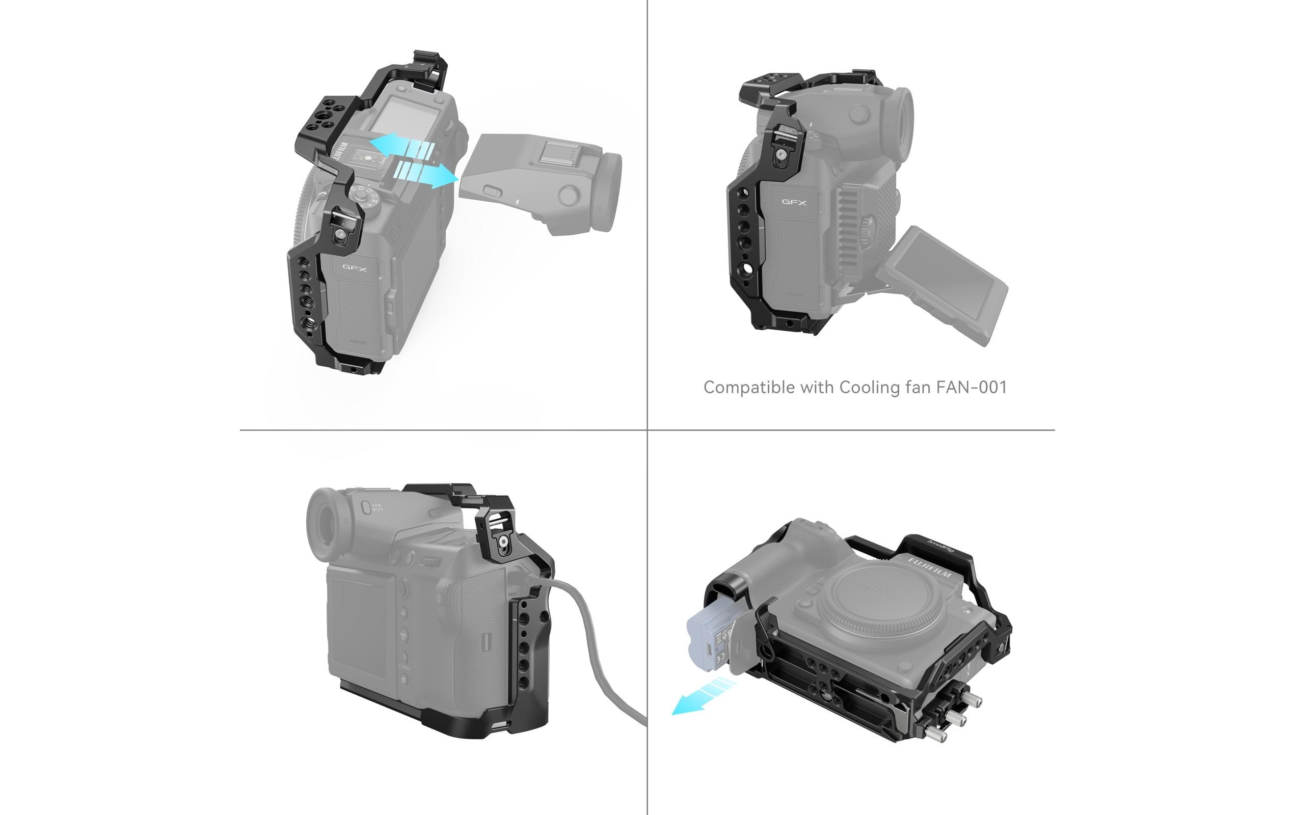 Smallrig Cage FUJIFILM GFX100 II Kit Smallrig Cage FUJIFILM GFX100 II Kit