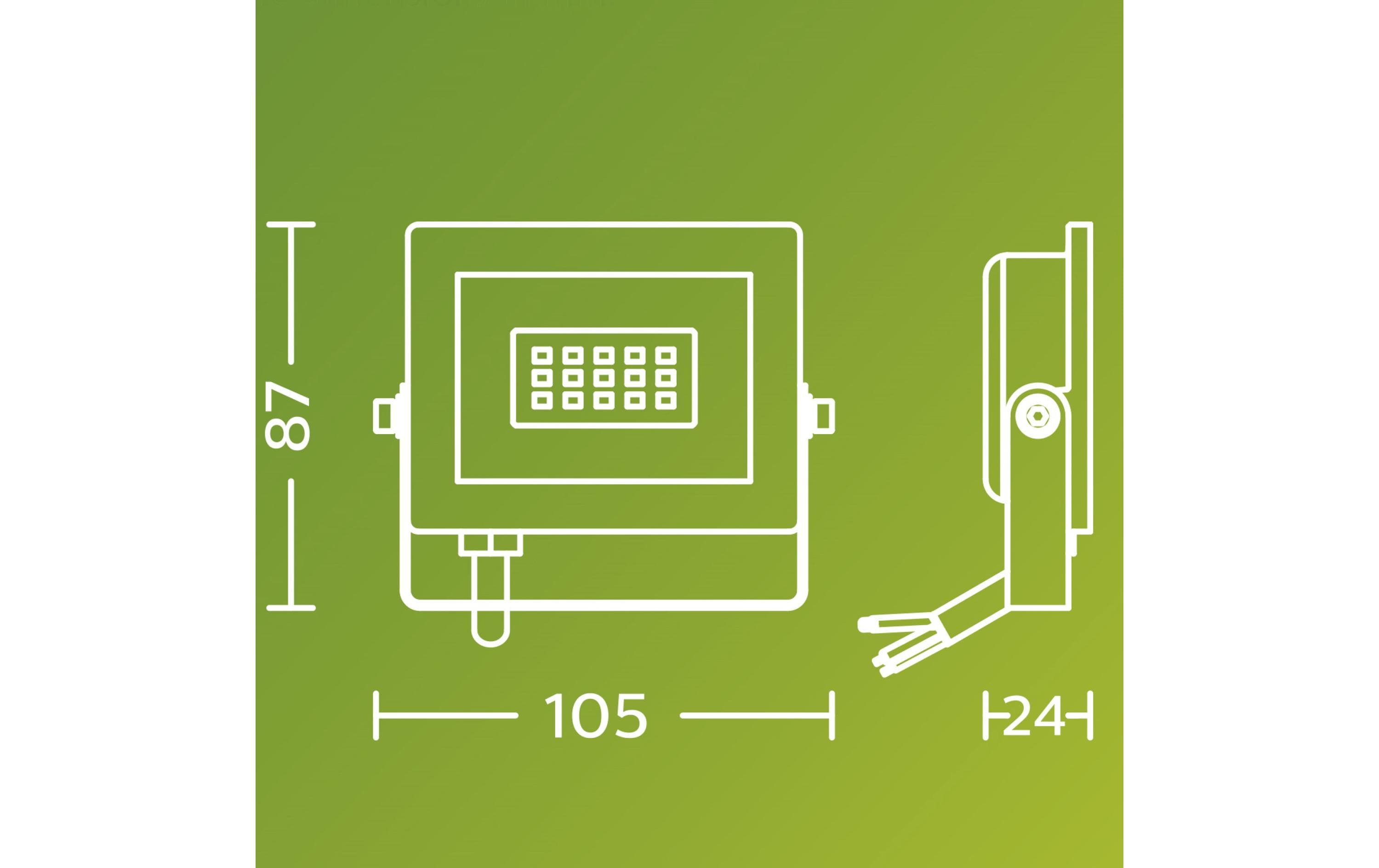 Philips Lois Flutlicht 10W 5000K IP65 10 W
