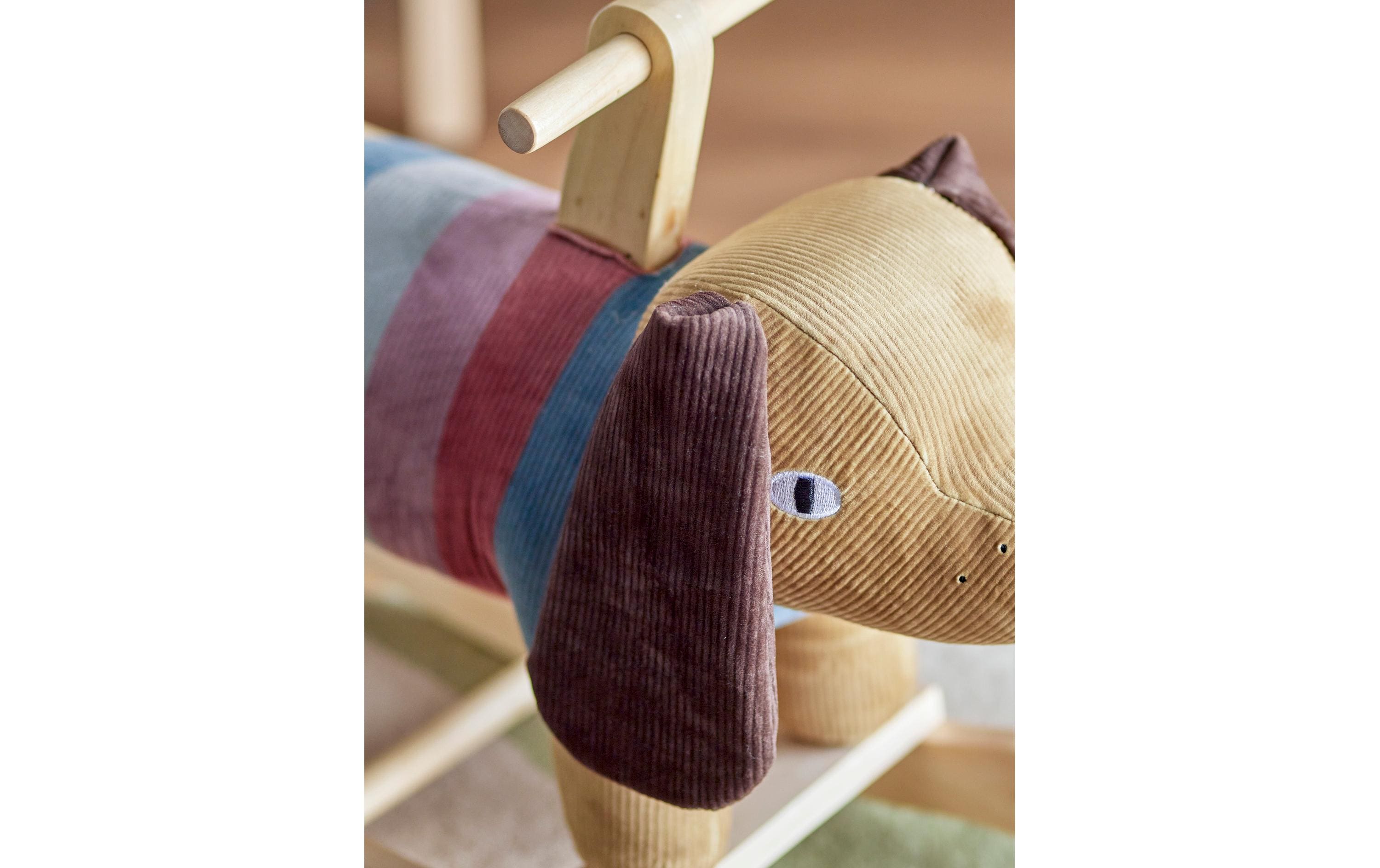 Bloomingville Schaukeltier Charlie Hund Braun