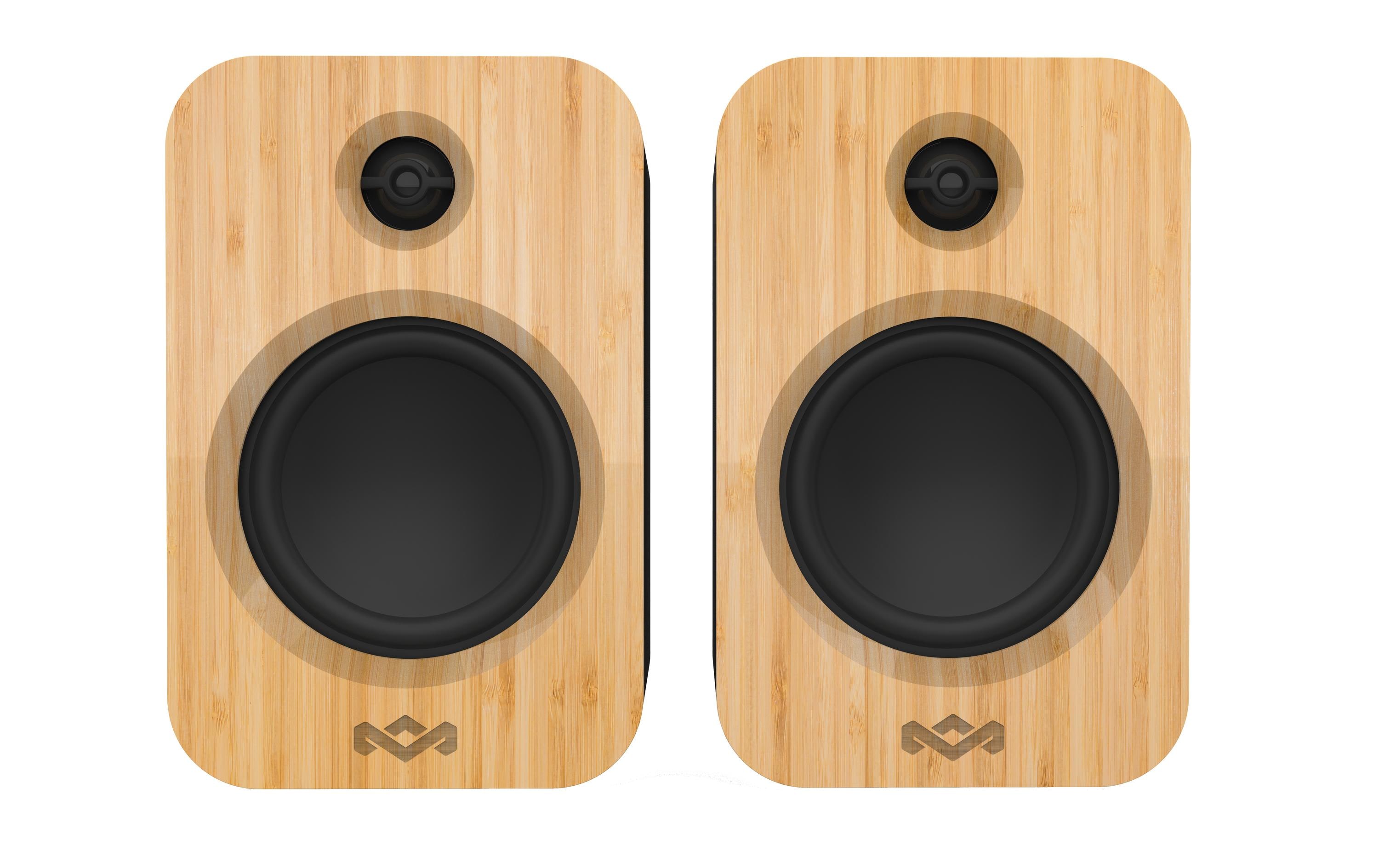 House of Marley Regallautsprecher Paar Get Together Duo Schwarz House of Marley Regallautsprecher Paar Get Together Duo Schwarz