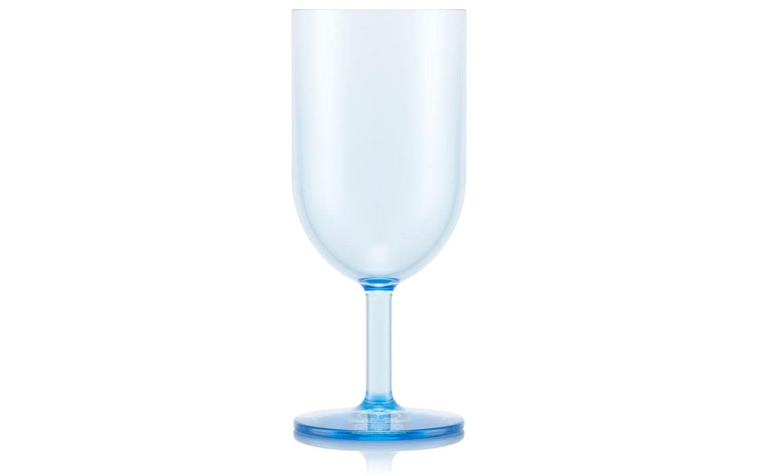 Bodum Outdoor-Weinglas Oktett 230 ml, Blau, 4 Stück