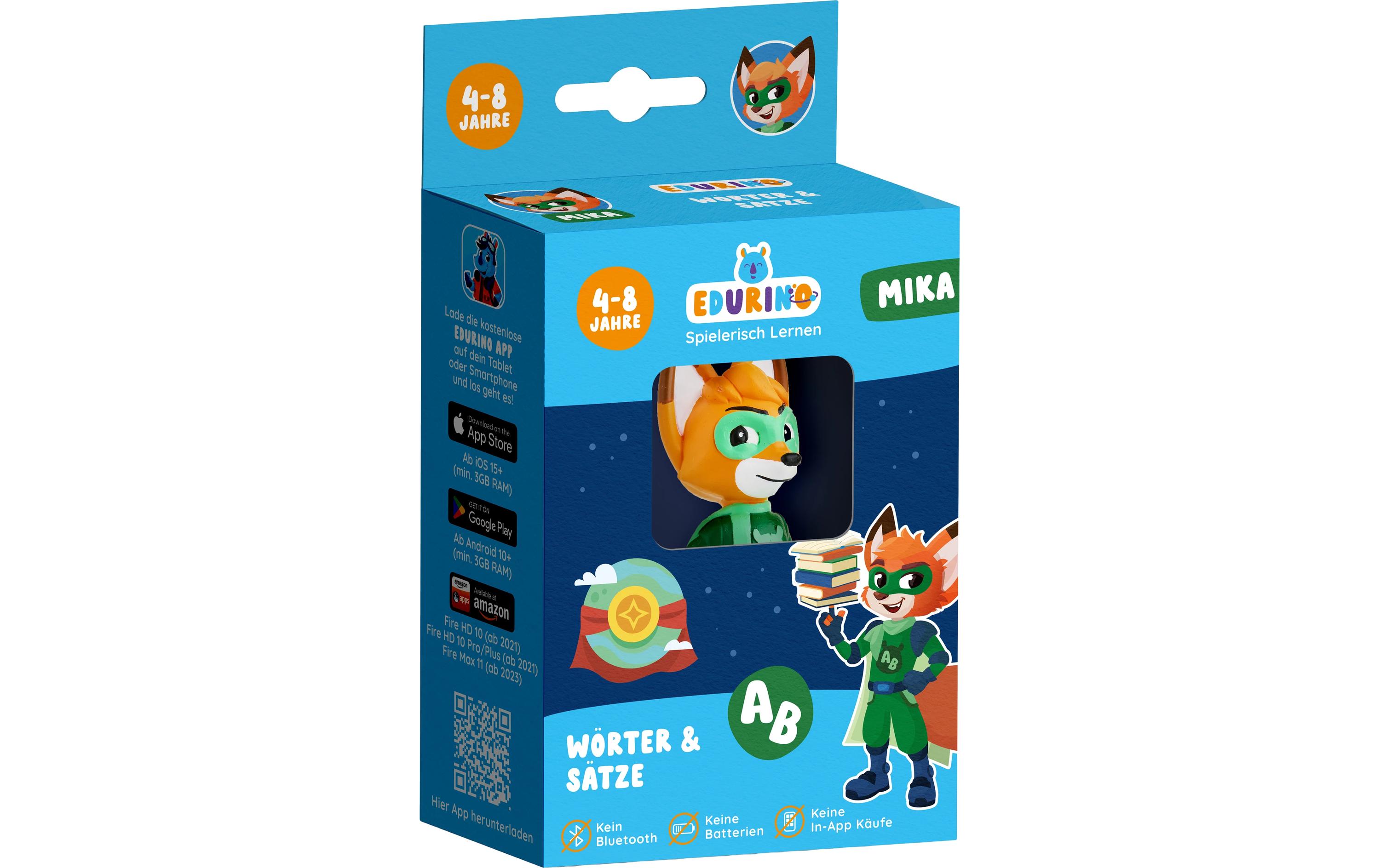 Edurino Figur Mika Wörter und Sätze DE