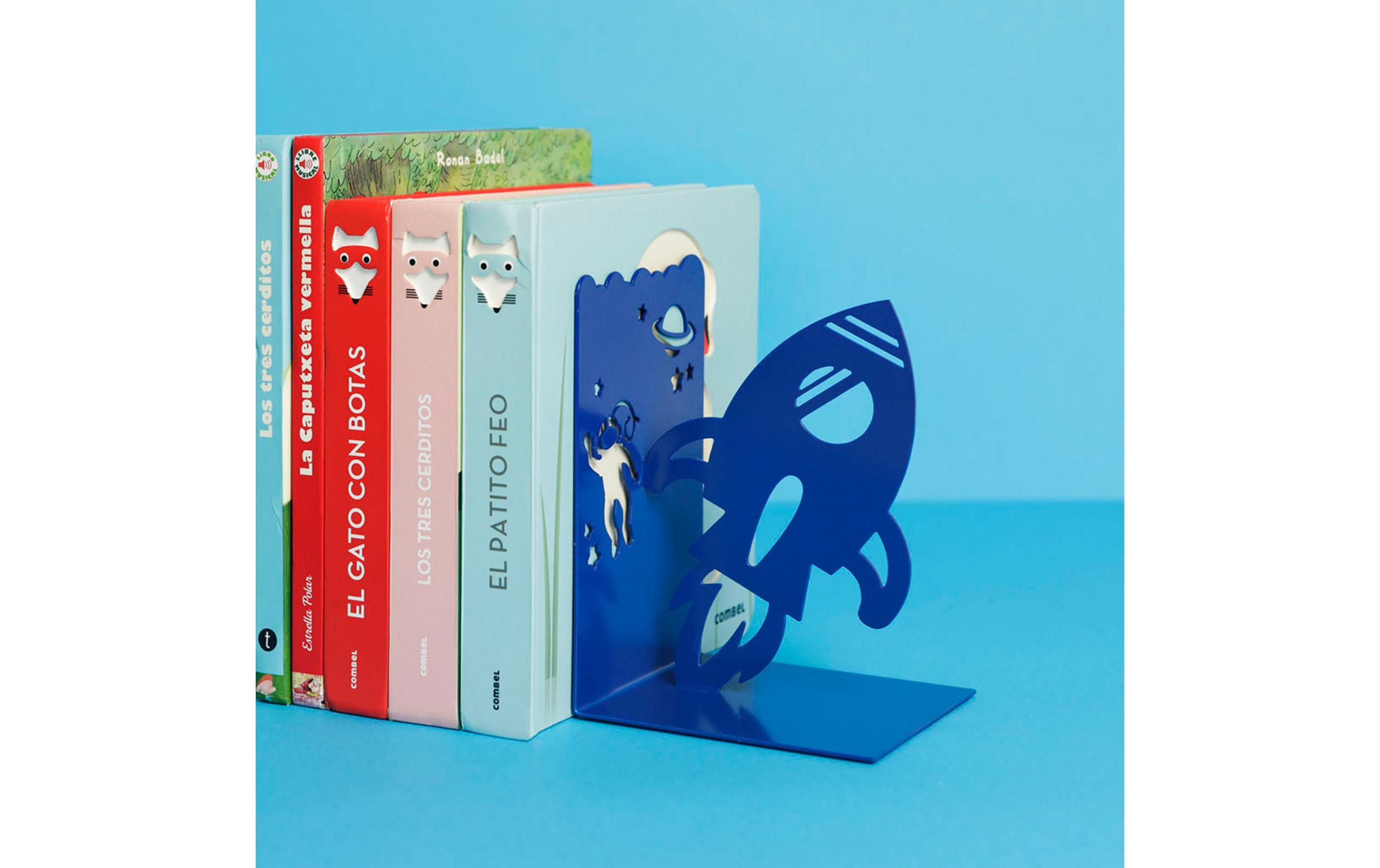 Trendform Buchstütze Rakete Blau Trendform Buchstütze Rakete Blau