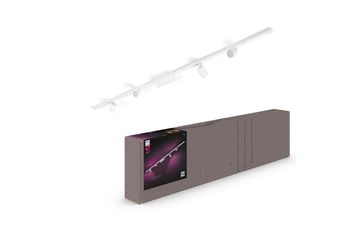 Philips Hue Perifo Basis-Set Deckenleuchte 4 Spots Weiss Philips Hue Perifo Basis-Set Deckenleuchte 4 Spots Weiss