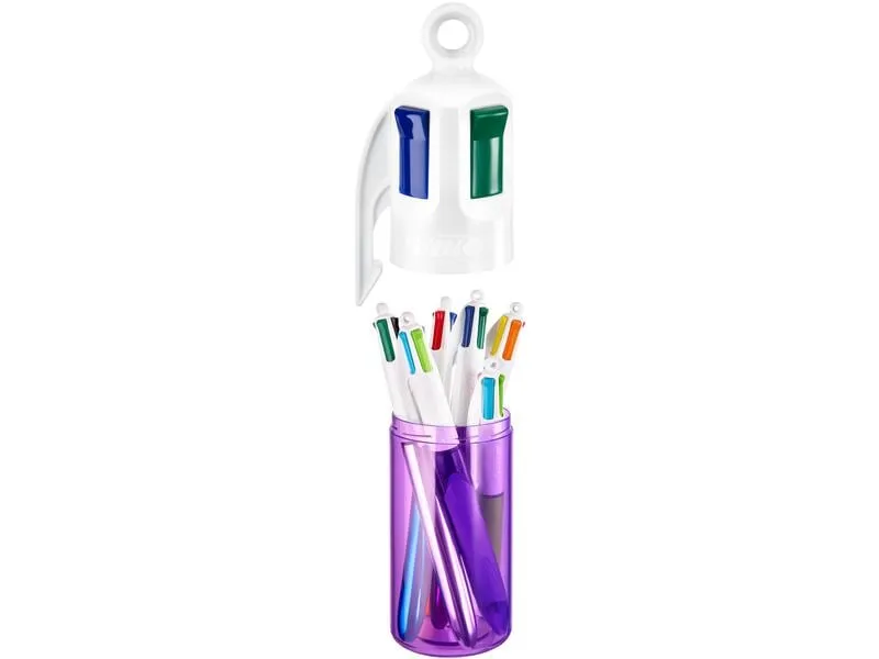 BIC Mehrfarbenkugelschreiber 4 Colours Mega Case 6-teilig BIC Mehrfarbenkugelschreiber 4 Colours Mega Case 6-teilig