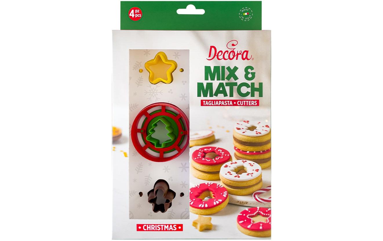 Decora Guetzli-Ausstecher Weihnachten – Spitzbuben 4 Stück