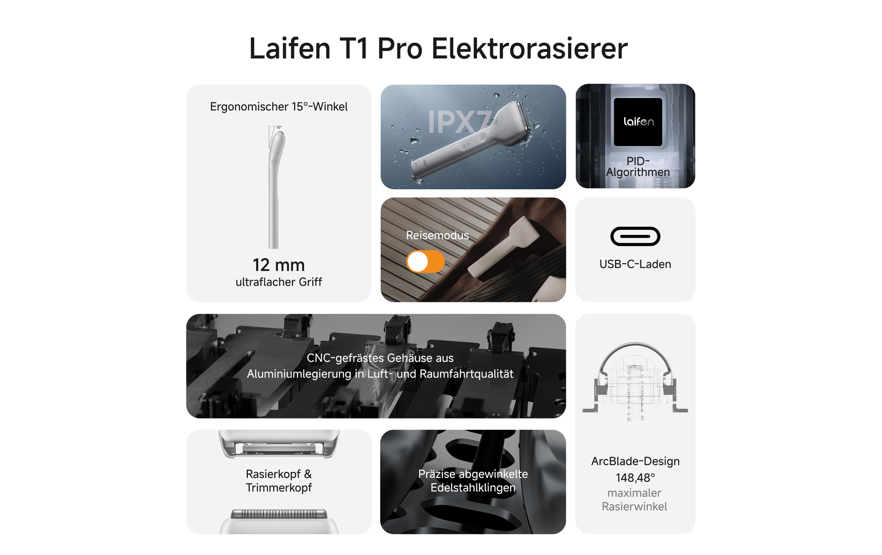 Laifen T1 Pro SIL Silber