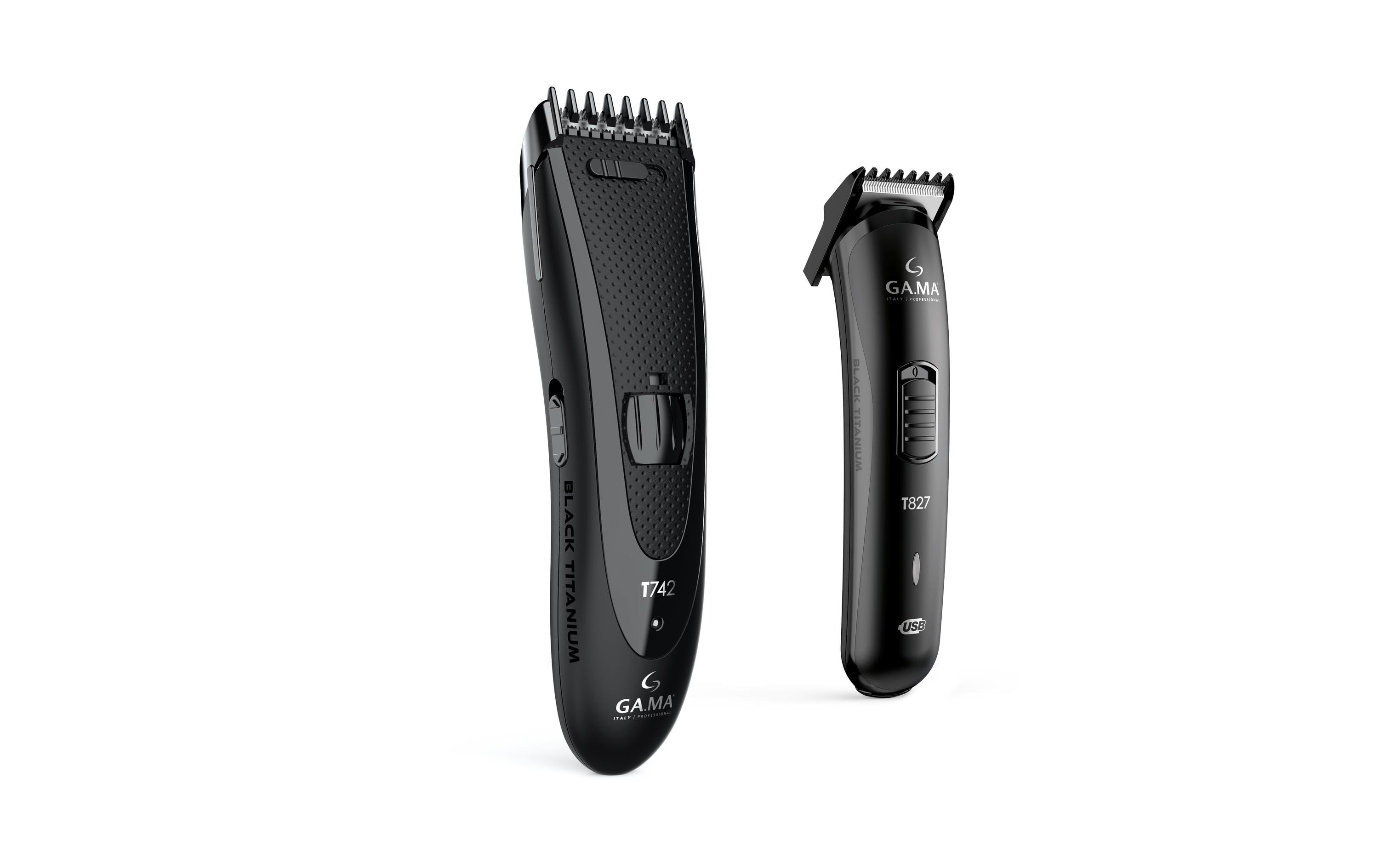 GA.MA Clipper Set Black Titanium T747 Schwarz