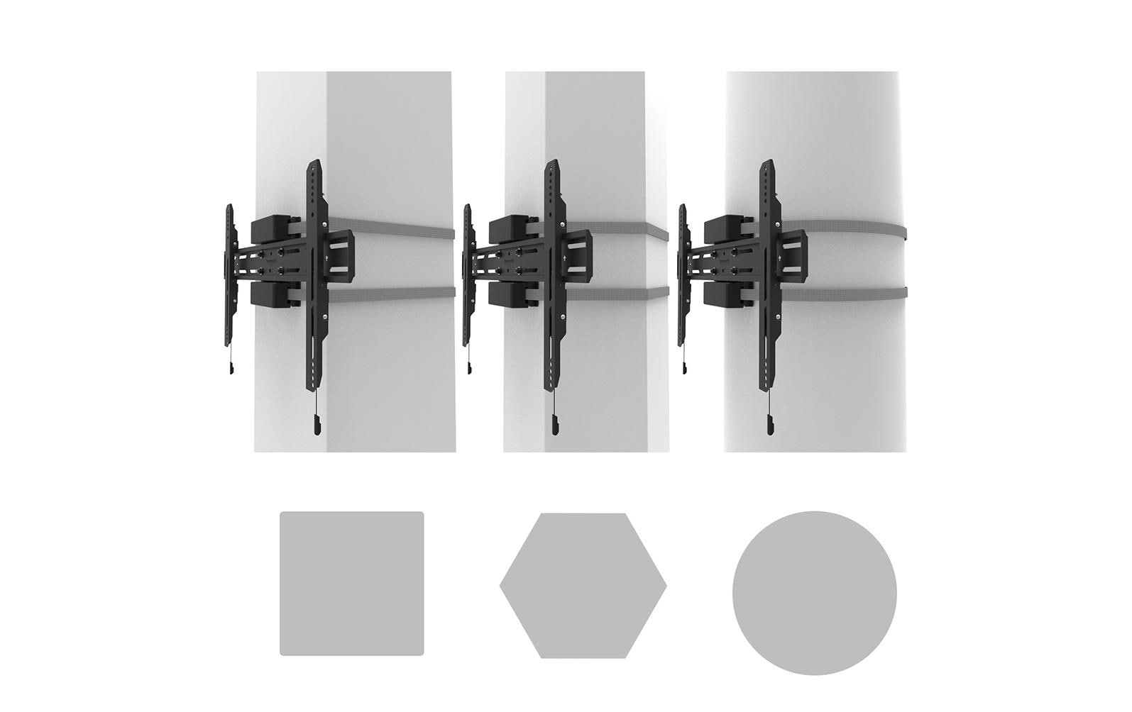 NEOMOUNTS Säulenhalterung WL30S-910BL16 Schwarz